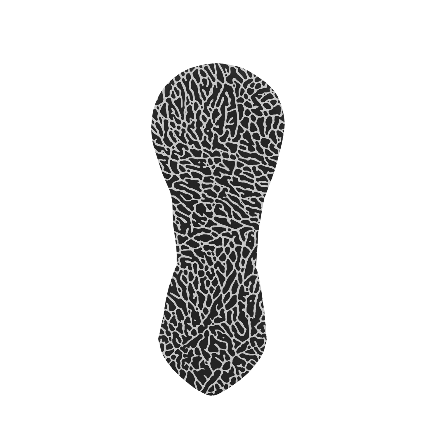 Black & White Elephant Print Leather Headcovers