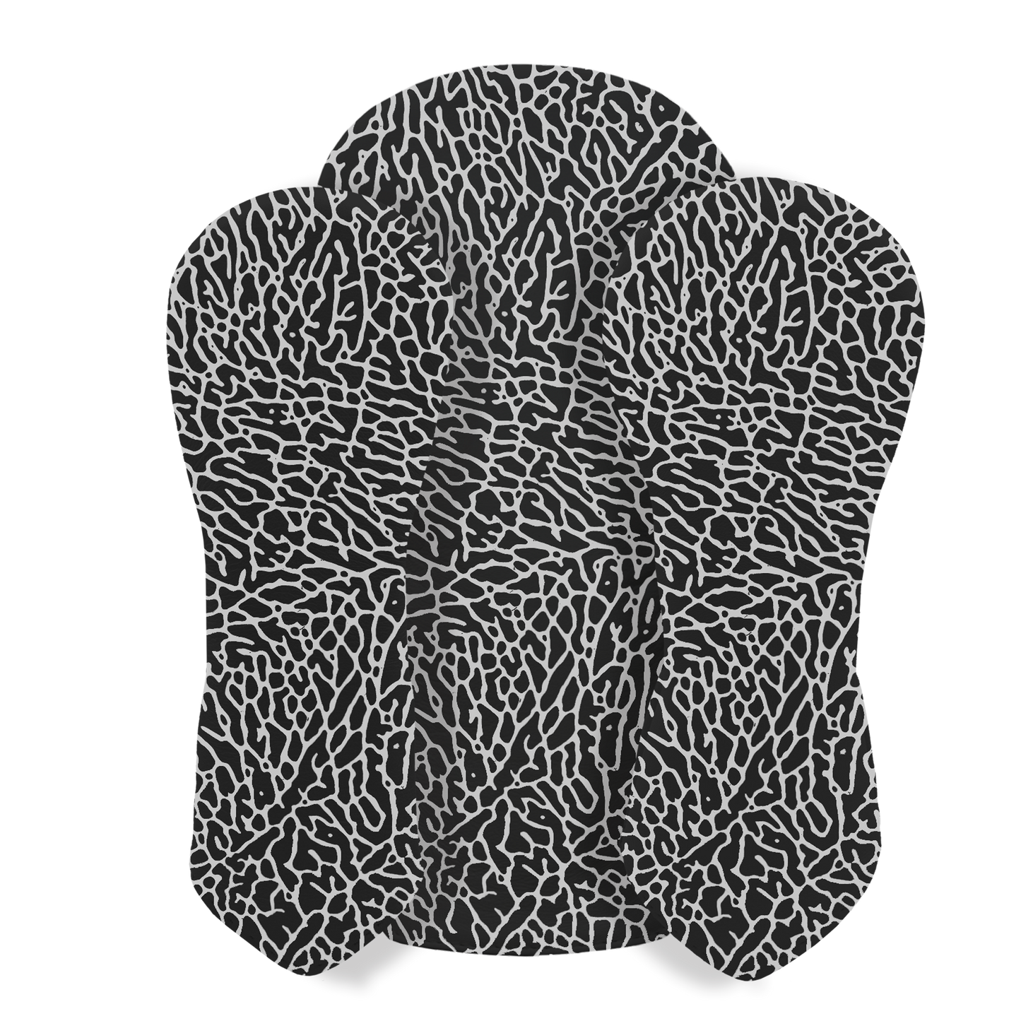 Black & White Elephant Print Leather Headcovers