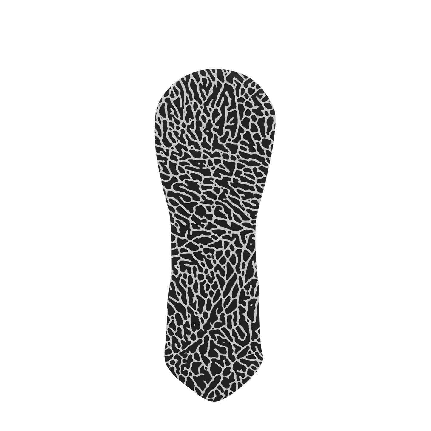 Black & White Elephant Print Leather Headcovers